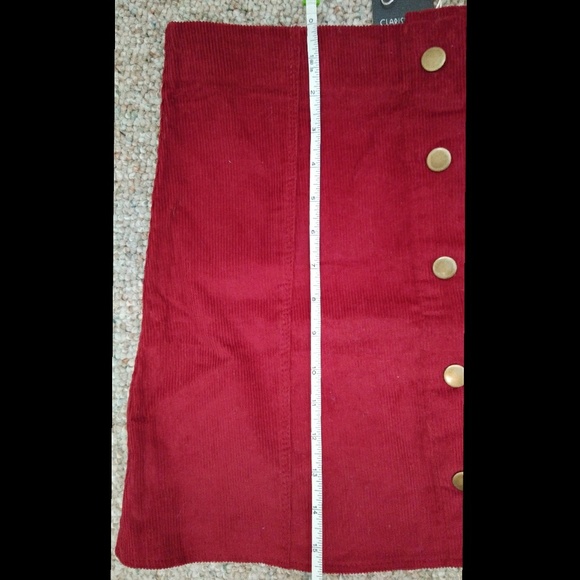Clarisbelle Button-Up Corduroy Skirt - Picture 6 of 7